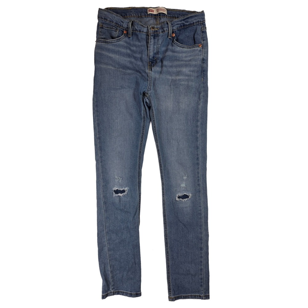 Levi's 510 Skinny Fit Distressed  Blue Jeans Boys Size 20R- 30x32